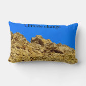 Coussin Rectangle Le changement climatique s'occupe de l'environneme (Verso)