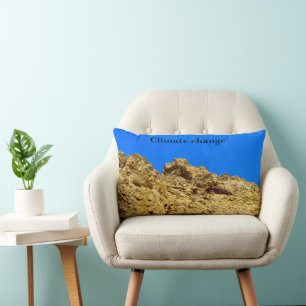 Coussin Rectangle Le changement climatique s'occupe de l'environneme