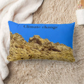 Coussin Rectangle Le changement climatique s'occupe de l'environneme (Couverture)