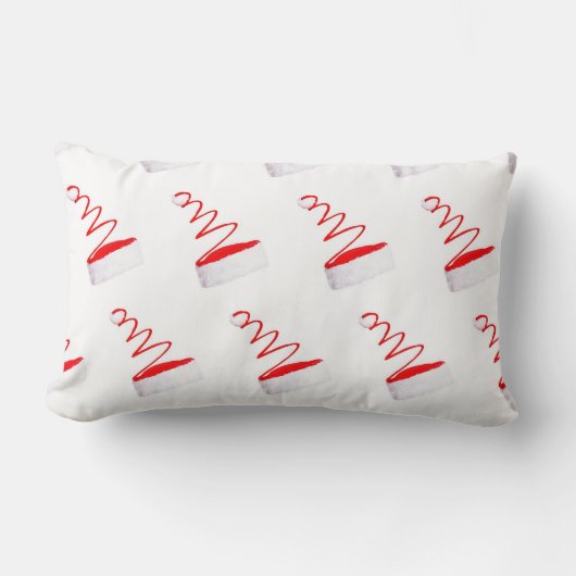 COUSSIN RECTANGLE "LE CHAPEAU COOL DE PÈRE NOËL" (Recto)