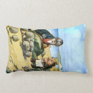 Coussin Rectangle Le charpentier et le morse au pays des merveilles