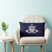 Coussin Rectangle Le Claddagh (Argent) (Chaise)
