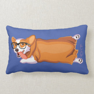 Coussin Rectangle Le corgi Sploot