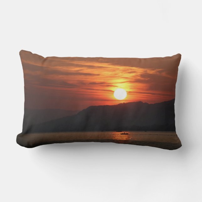 Coussin Rectangle Le Coucher du soleil (Recto)