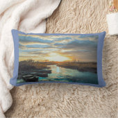 Coussin Rectangle Le destin de pêche de bateau de bain du destin (Couverture)
