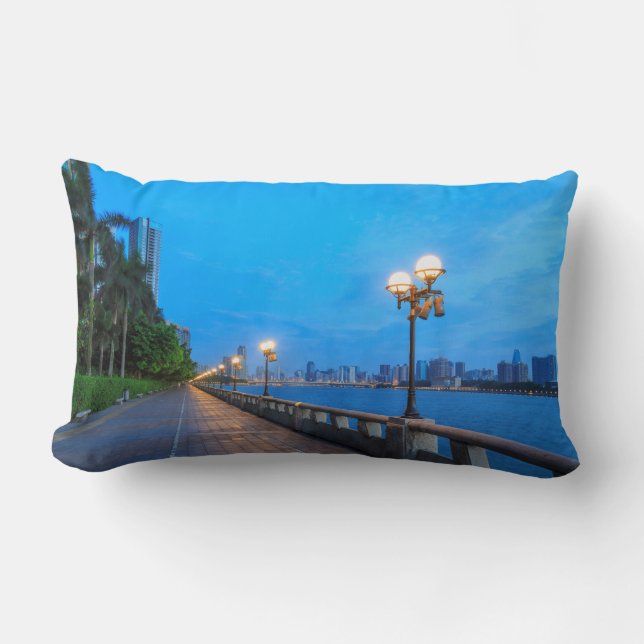 Coussin Rectangle Le front de mer de Guangzhou (Recto)