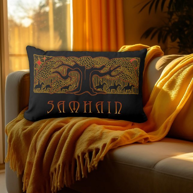 Coussin Rectangle Le grand arbre Samhain Thaillow Pillow (Créateur téléchargé)