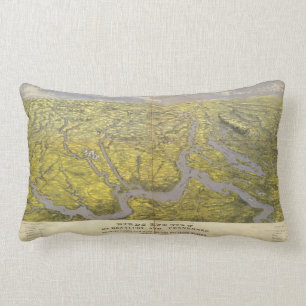 Coussin Rectangle Le Kentucky et le Tennessee 5