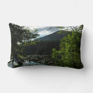 Coussin Rectangle Le lac Johns I au parc national de Glacier