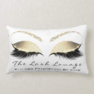 Coussin Rectangle Le maquillage fascinant de parties scintillantes