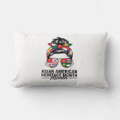 Coussin Rectangle le mois du patrimoine de l'islande asiatique et du (Recto)