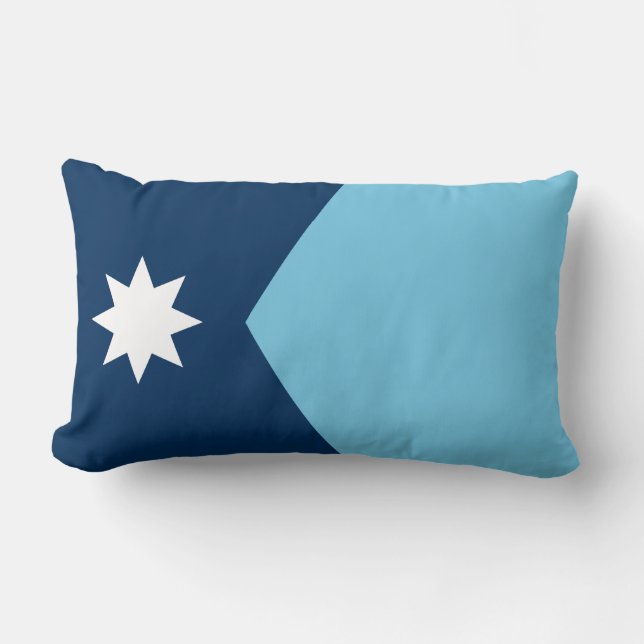 Coussin Rectangle Le nouveau drapeau de l'État du Minnesota (redesig (Recto)
