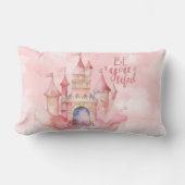 Coussin Rectangle Le palais de Be-You-Tiful dans le nuage rose (Recto)