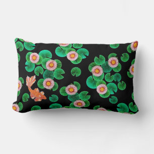 Coussin Rectangle Le papier Koi Pond