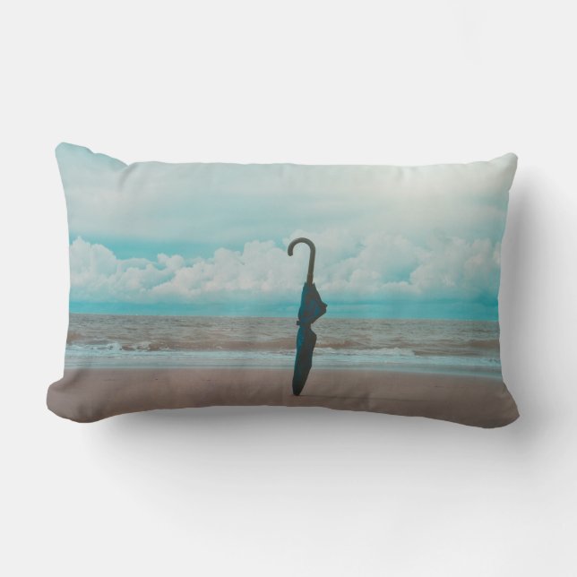 Coussin Rectangle Le parapluie - (Recto)