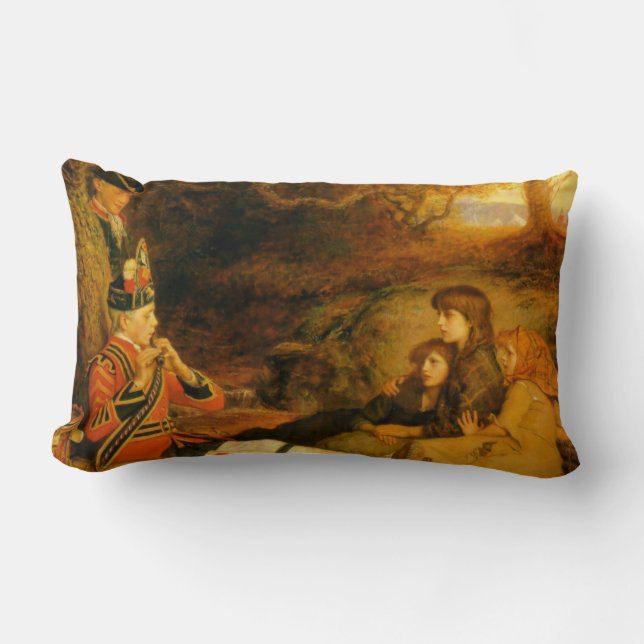 Coussin Rectangle Le Piper (par John Everett Millais) (Recto)