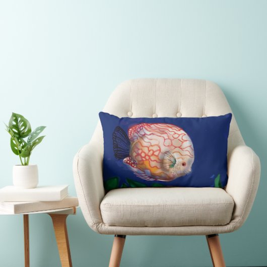 Coussin Rectangle Le poisson incroyable (Chaise)