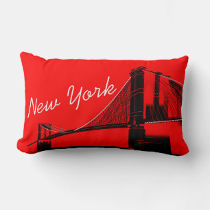 Coussin Rectangle Le pont de Brooklyn conception de New York