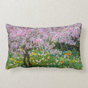 Coussin Rectangle Le printemps dans le jardin de Claude Monet