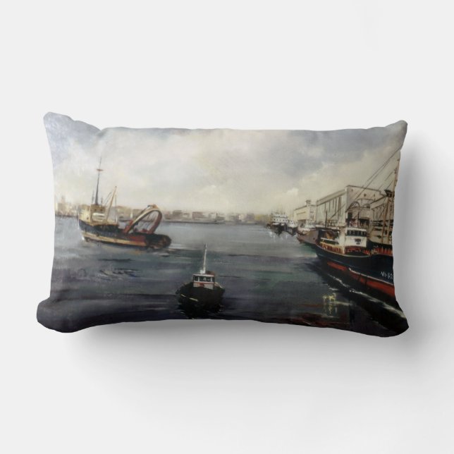Coussin Rectangle Le puerto/O Porto/The port (Recto)