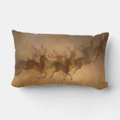 Coussin Rectangle Le renne du Père Noël par William Holbrook Beard (Verso)