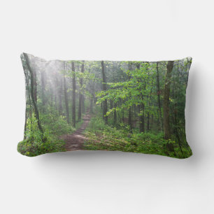 Coussin Rectangle Le sentier de la Forêt de Misty à Castle Mound