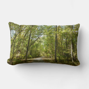 Coussin Rectangle Le sentier du lac Kittamaquandi à Columbia Marylan