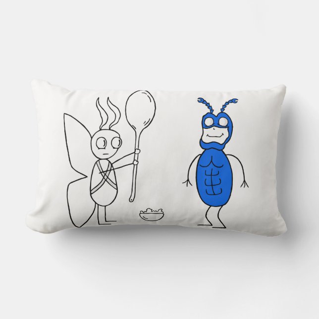 Coussin Rectangle Le SPOOOOOONNNN Est Trop Grand (Recto)