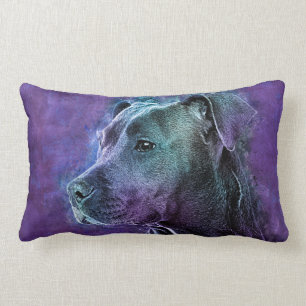 Coussin Rectangle Le Staffordshire Terrier américain - Amstaff