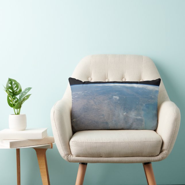 Coussin Rectangle Le Texas Panoramique Et Le Golfe Du Mexique (Chaise)
