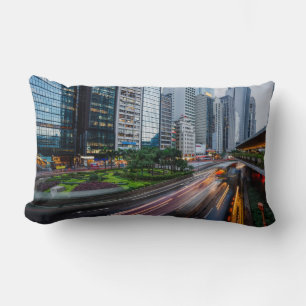 Coussin Rectangle Le trafic de Hong Kong lance l'oreiller