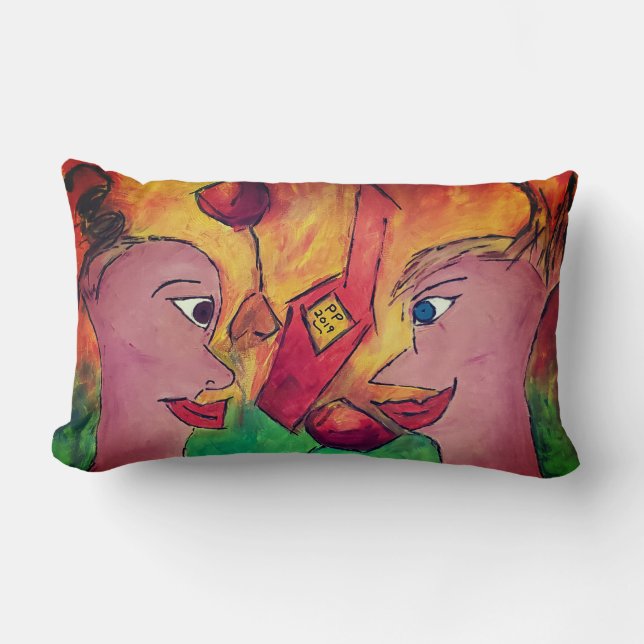 Coussin Rectangle Le vin, les femmes et la sagesse (Recto)