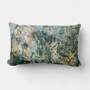 Coussin Rectangle L'eau en gros plan photographie