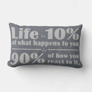 Coussin Rectangle Lecteur de jeton de CITATION de VIE