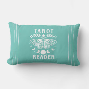 Coussin Rectangle Lecteur de Tarot Phase Lunaire Galaxie Étoiles Cou