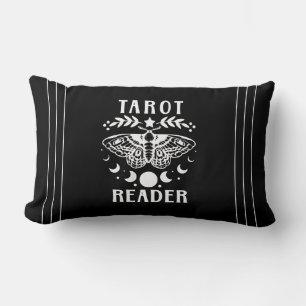Coussin Rectangle Lecteur de Tarot Phase Lunaire Galaxie Étoiles Cou