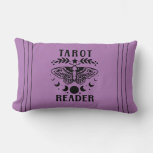 Coussin Rectangle Lecteur de Tarot Phase Lunaire Galaxie Étoiles Cou