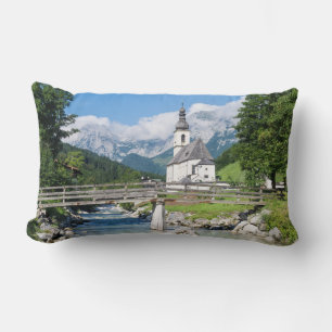 Coussin Rectangle L'église paroissiale de Ramsau
