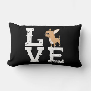 Coussin Rectangle Les amoureux du Chihuahua L'esprit animal Amusant