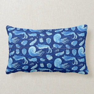 Coussin Rectangle Les animaux marins anciens : Trilobites, Anomaloca