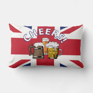 Coussin Rectangle Les bières Union Jack