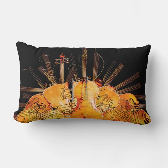COUSSIN RECTANGLE LES CHAÎNES DU SOLEIL (Recto)