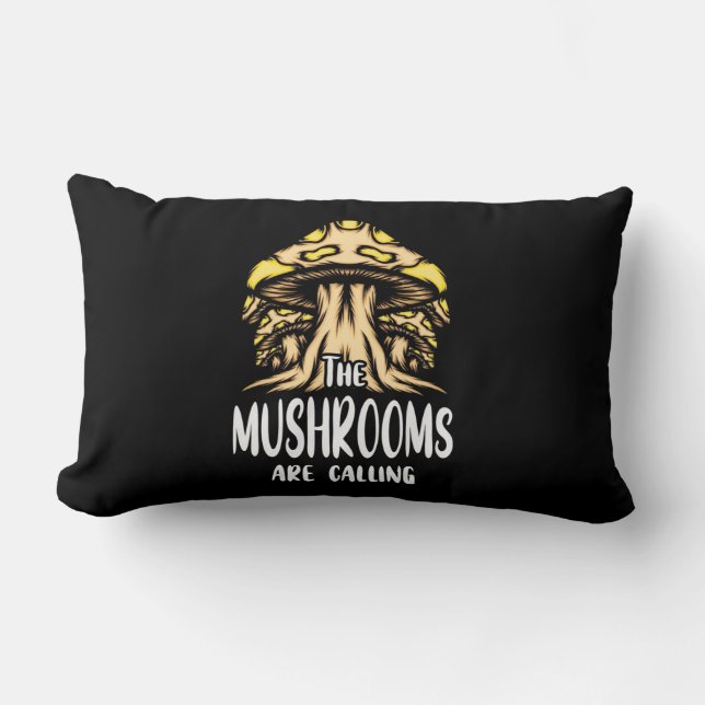 Coussin Rectangle Les Champignons Appelent (Recto)