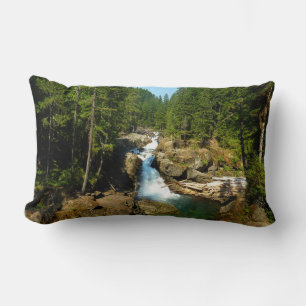 Coussin Rectangle Les chutes d'argent au parc national du Mont Raini