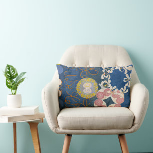 Coussin Rectangle Les dix plus grands, Groupe IV, No.1 par Hilma af 