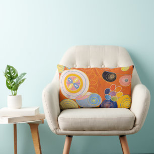 Coussin Rectangle Les dix plus grands, Groupe IV, No 4 par Hilma af 