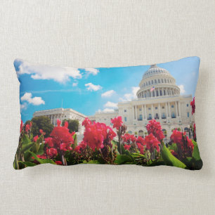 Coussin Rectangle Les Etats-Unis, Washington DC, bâtiment de capito