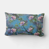 Coussin Rectangle Les fleurs du printemps de Jacaranda répètent les  (Verso)