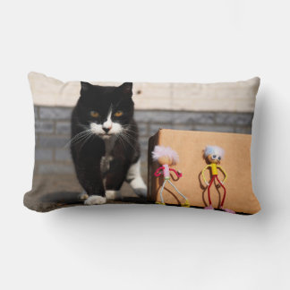 Coussin Rectangle Les Fubby se cachent du chat Ping.