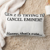 Coussin Rectangle "Les Gen Z essaient d'annuler Eminem?" (Couverture)